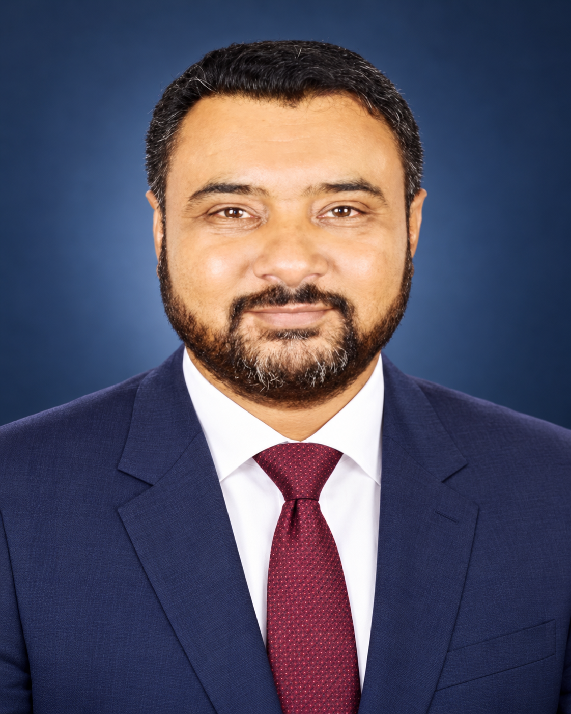 Professional portrait of Ali Hasnain
